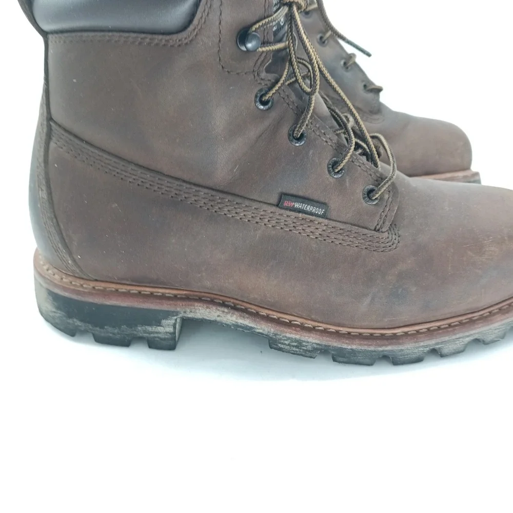 Red Wing 4403 Mens 9 E2 Waterproof Insulated Leather Work Boots Vibram Sole s1